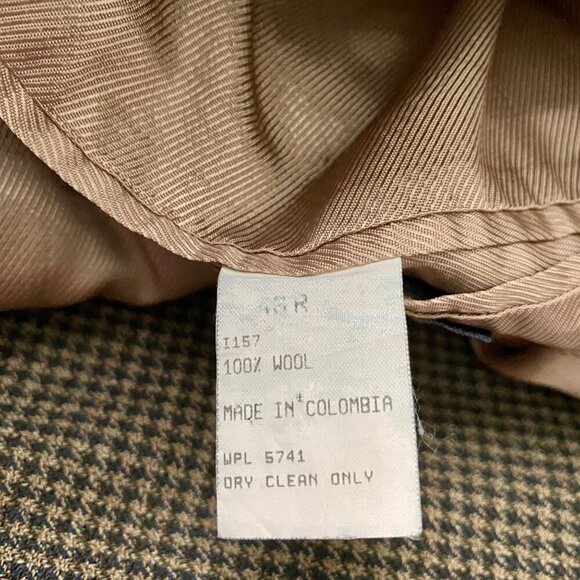 Oscar De La Renta Menswear 2 Button Wool Blazer  Jacket Men's 43R - Picture 11 of 12